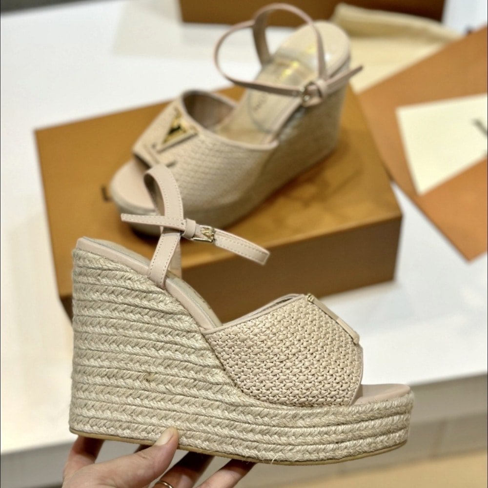 L0vis Vvtt0n Mare Wedge Sandals Natural Beige 1Ahlm0