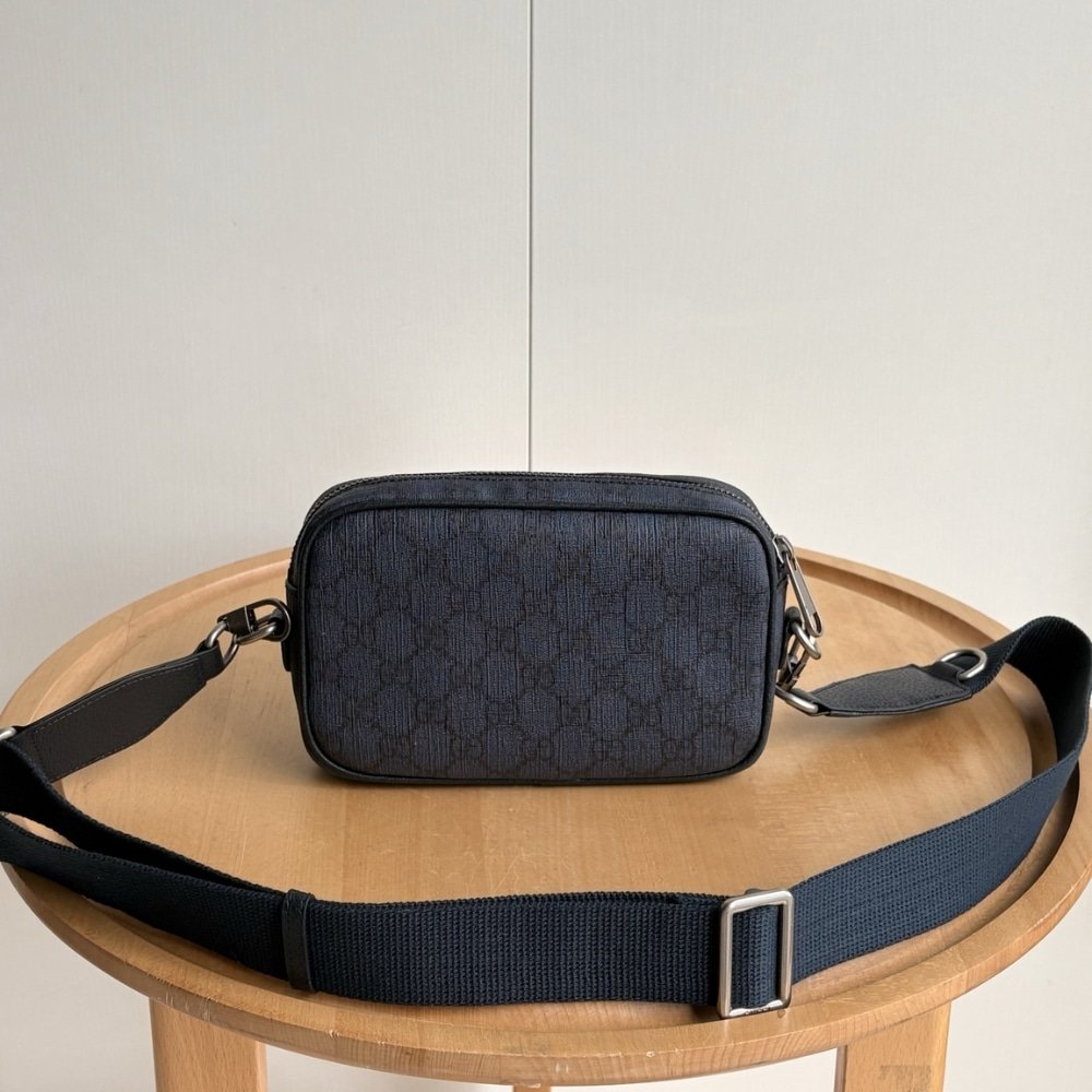 Gvc*1 Ophidia Small Crossbodybag Dark Blue 20Cm 802170 Facjy 8441