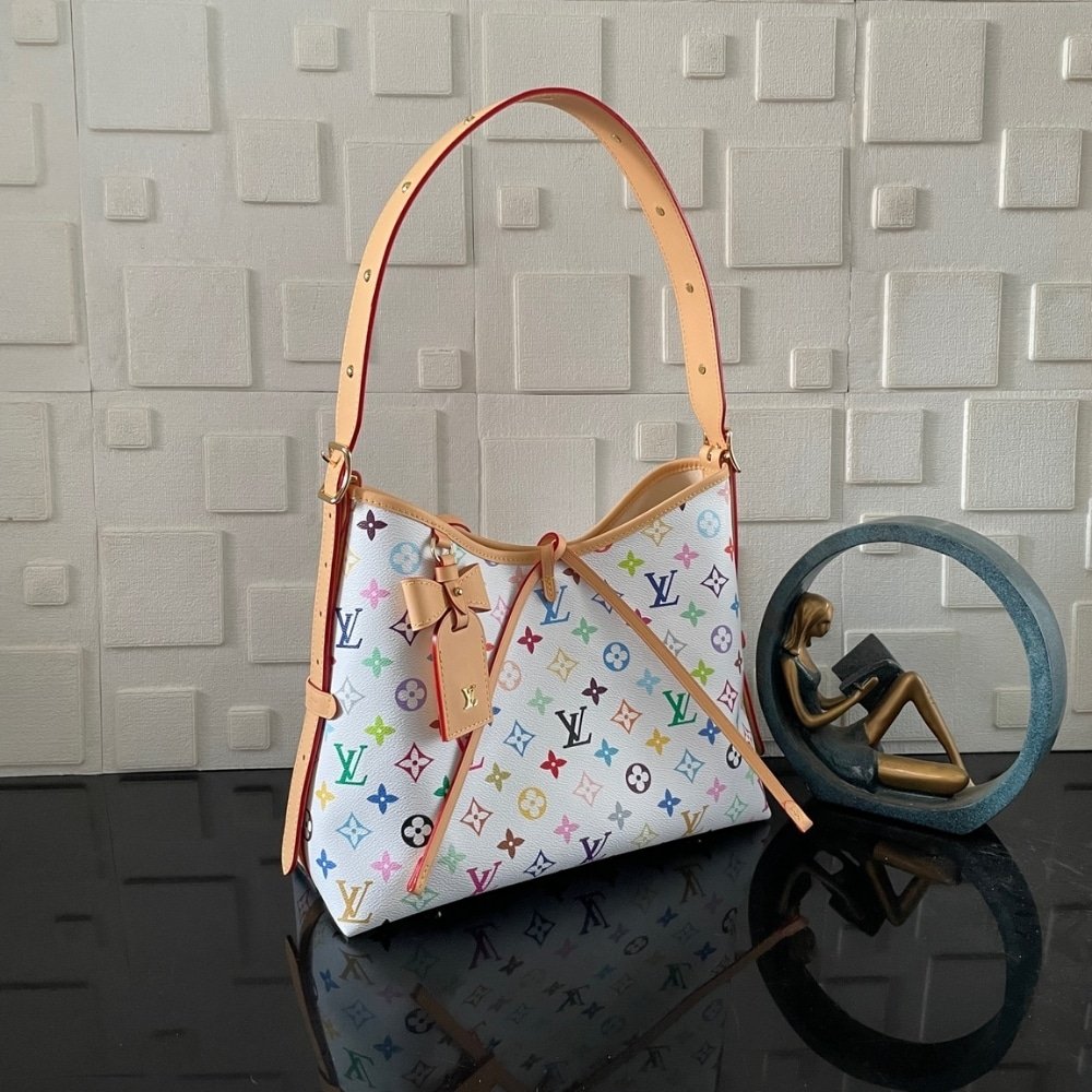 [S*per Vip 1:1] L0vis Vvtt0n X Murakami Carryall PM Bag White 29Cm M13661