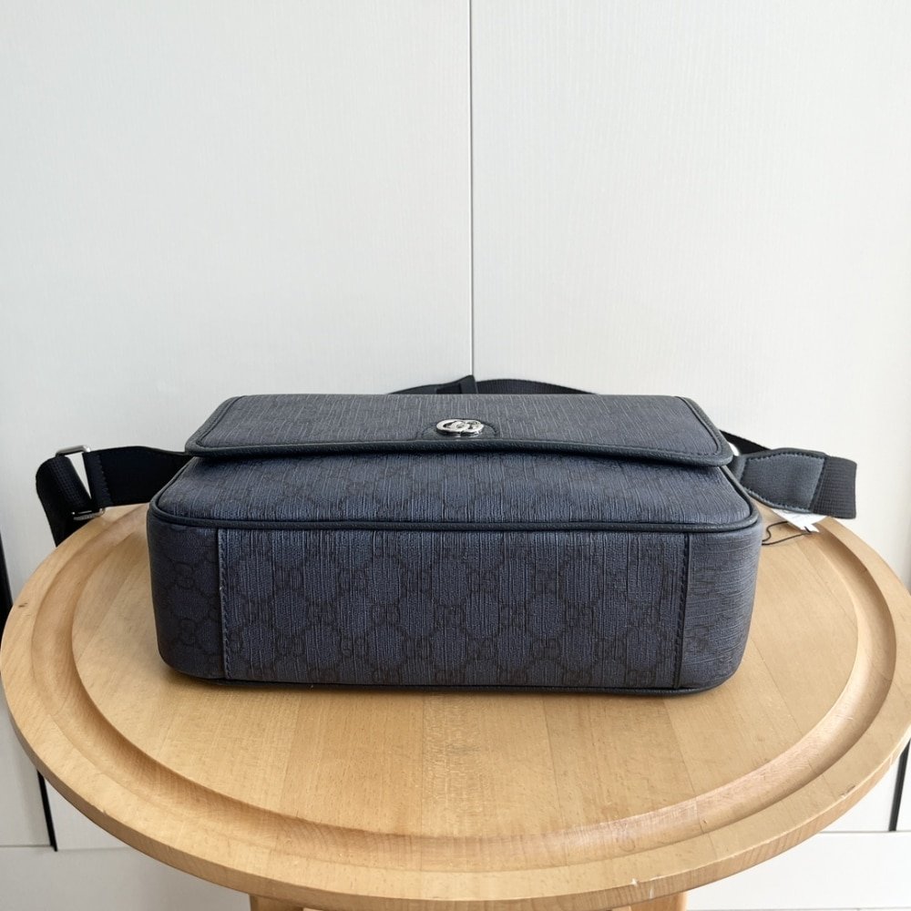 Gvc*1 Ophidia Medium Messenger Bag Dark Blue 28Cm 761741 Facjy 8441