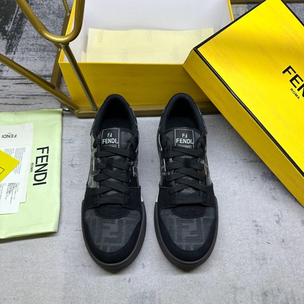 F**di Match Sneaker Black 7E1688Aq6If1R71