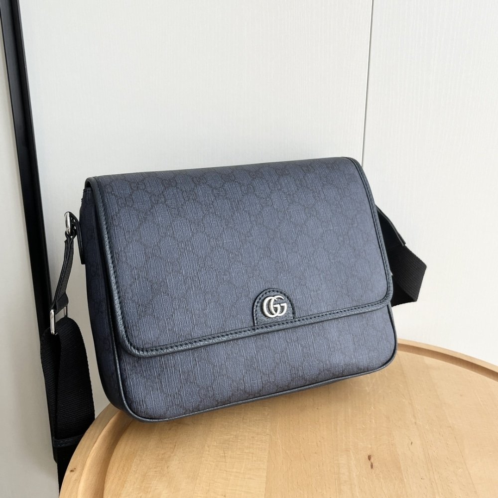 Gvc*1 Ophidia Medium Messenger Bag Dark Blue 28Cm 761741 Facjy 8441