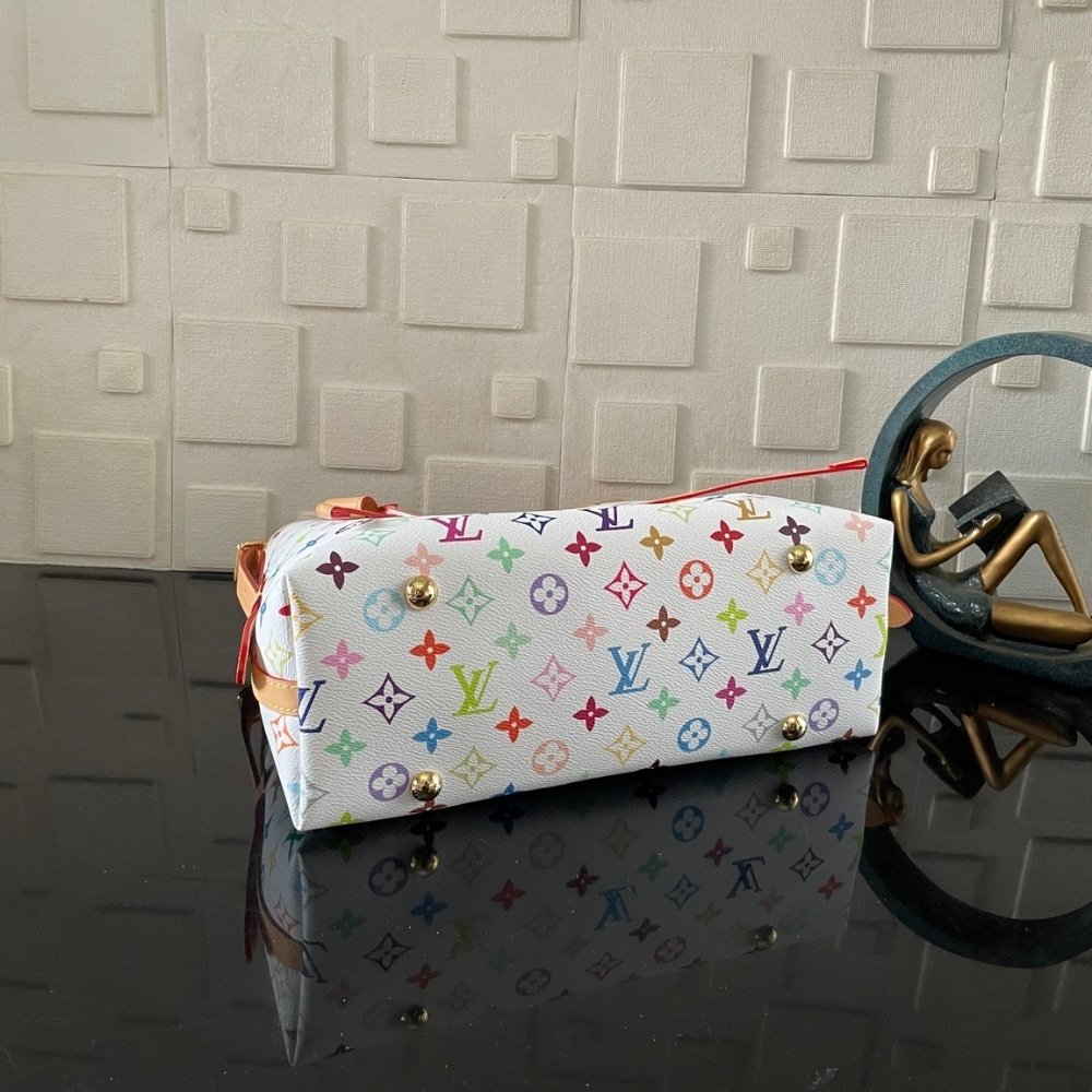 [S*per Vip 1:1] L0vis Vvtt0n X Murakami Carryall PM Bag White 29Cm M13661