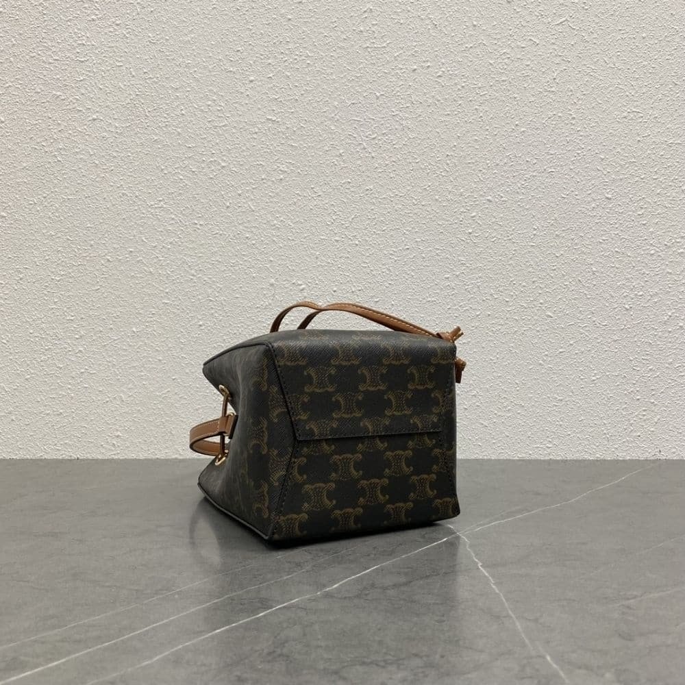 Ce1i*e Micro Sailor In Triomphe Canvas Tan 17Cm 10M742Gce 04Lu