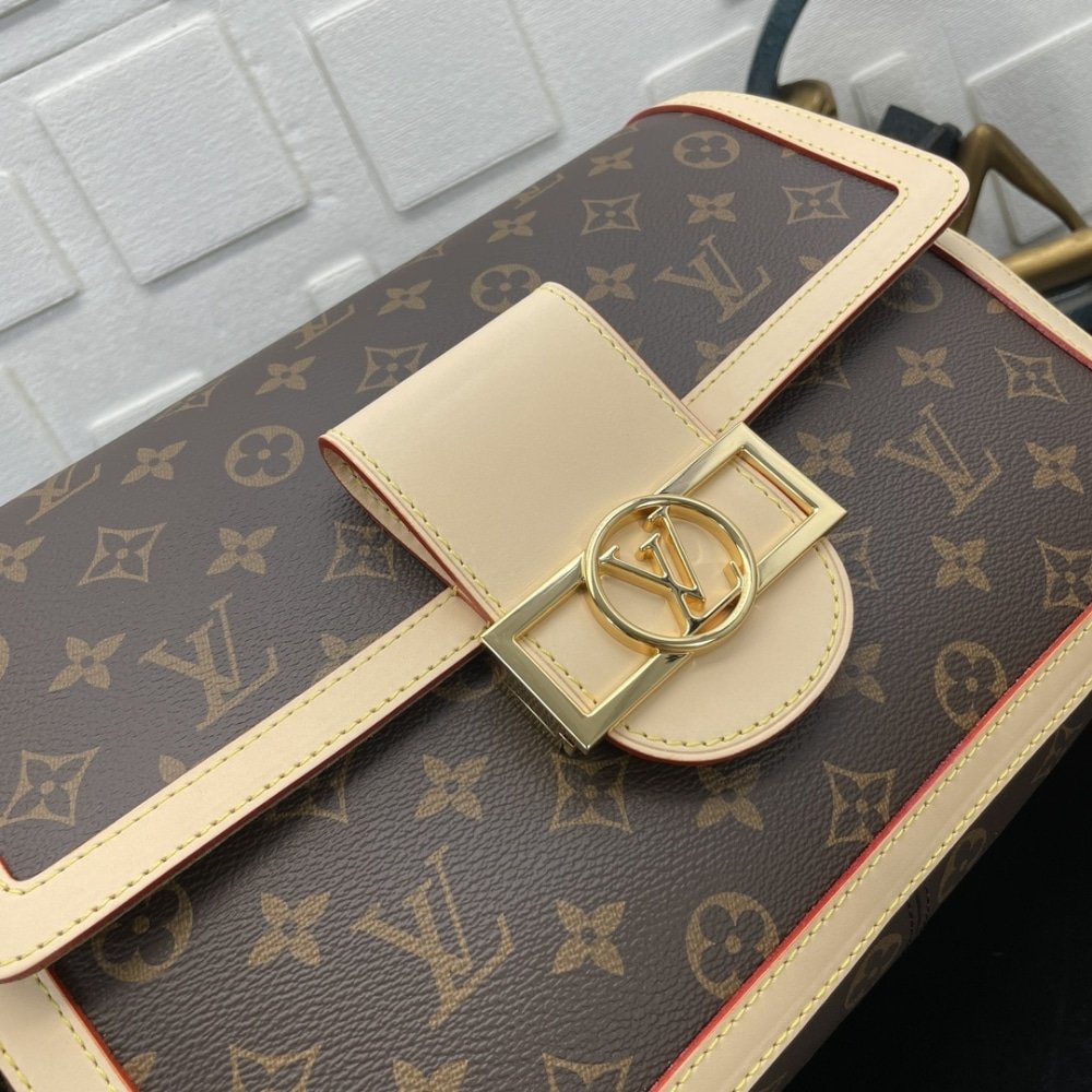 [S*per Vip 1:1] L0vis Vvtt0n Dauphine Soft GM Monogram Brown 28Cm M47149