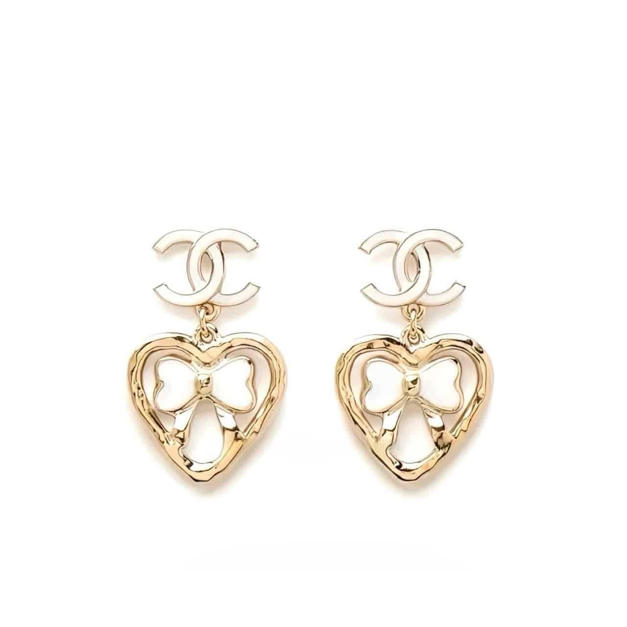Ch**el Earrings With Cc Logo Abf305 B19851 Nafgv