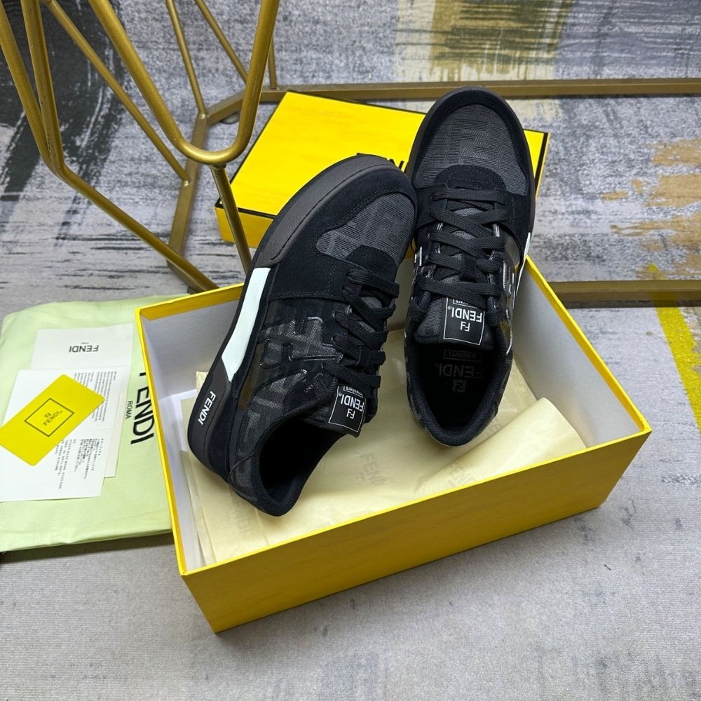 F**di Match Sneaker Black 7E1688Aq6If1R71