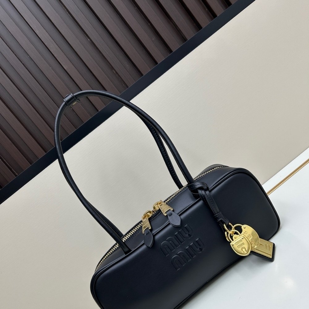 M1um1u Beau Bag Sand Black 28Cm 5Bb173 2Crw F0002 V Otm