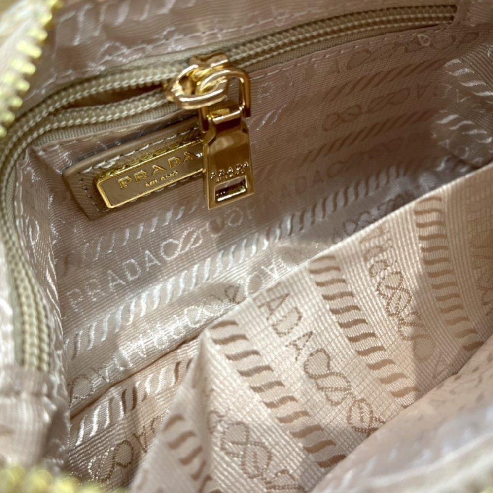 Pra*a Re-Edition 2005 Raffia Bag Tan 1Bh2042A2Tf0018Vv9L