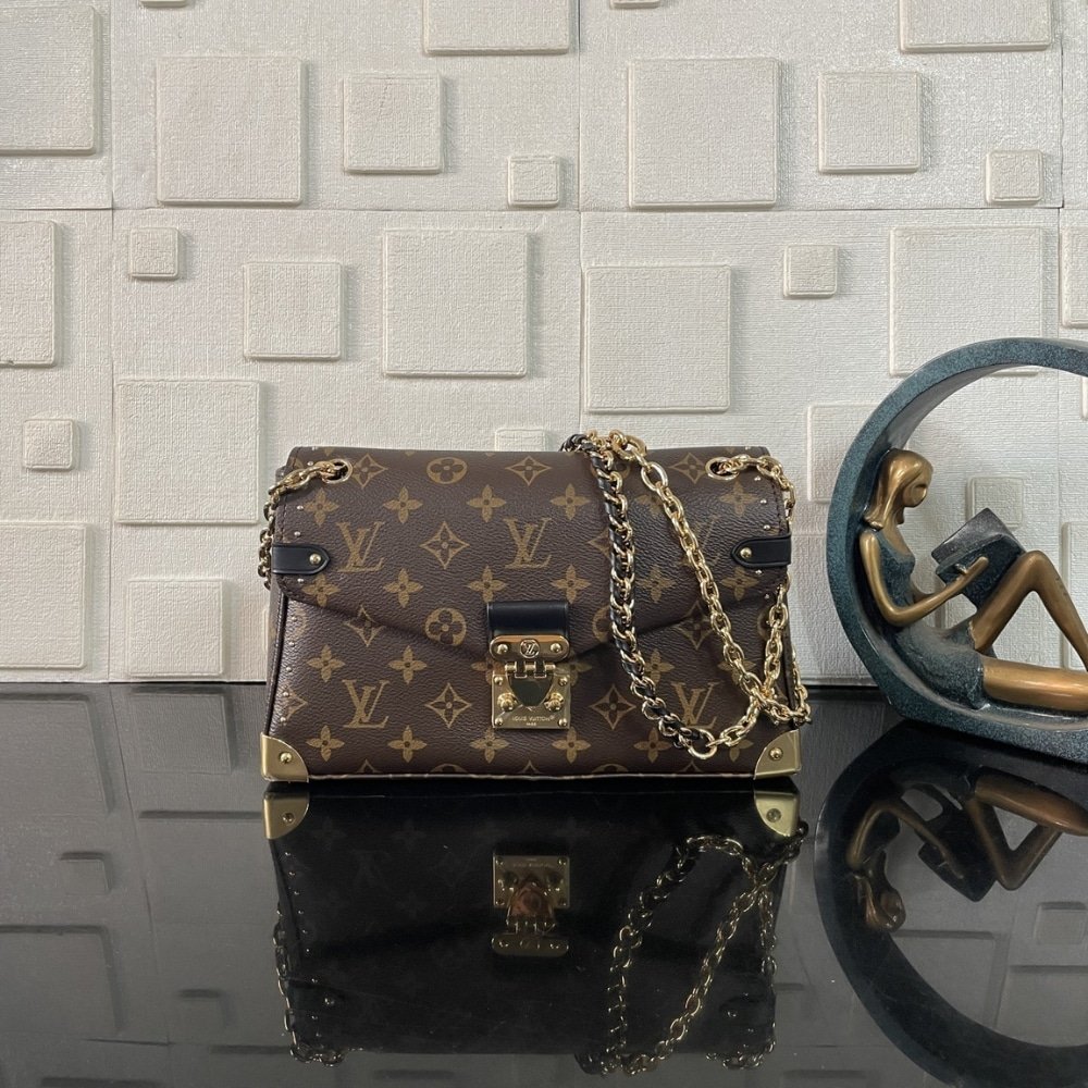 [S*per Vip 1:1] L0vis Vvtt0n Trunkie Bag Coated Canvas Brown 27Cm M14526