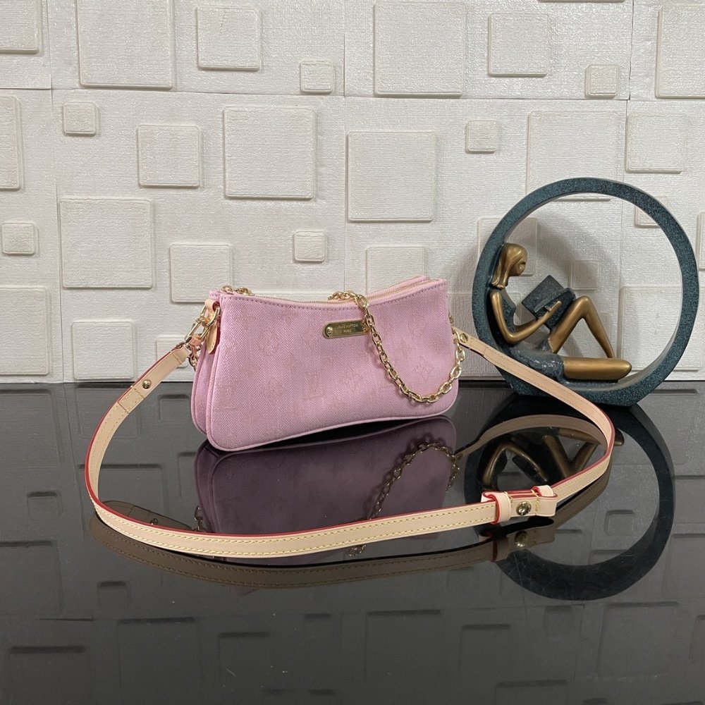 [S*per Vip 1:1] L0vis Vvtt0n Pochette Liv Washed Pink 24Cm M14159