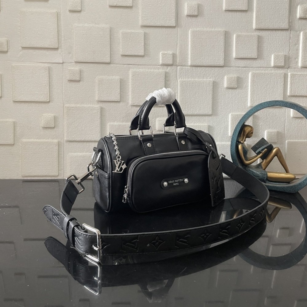 [S*per Vip 1:1] L0vis Vvtt0n Keepall Cargo Bandoulière 25 Lv Night Black 25Cm M13988