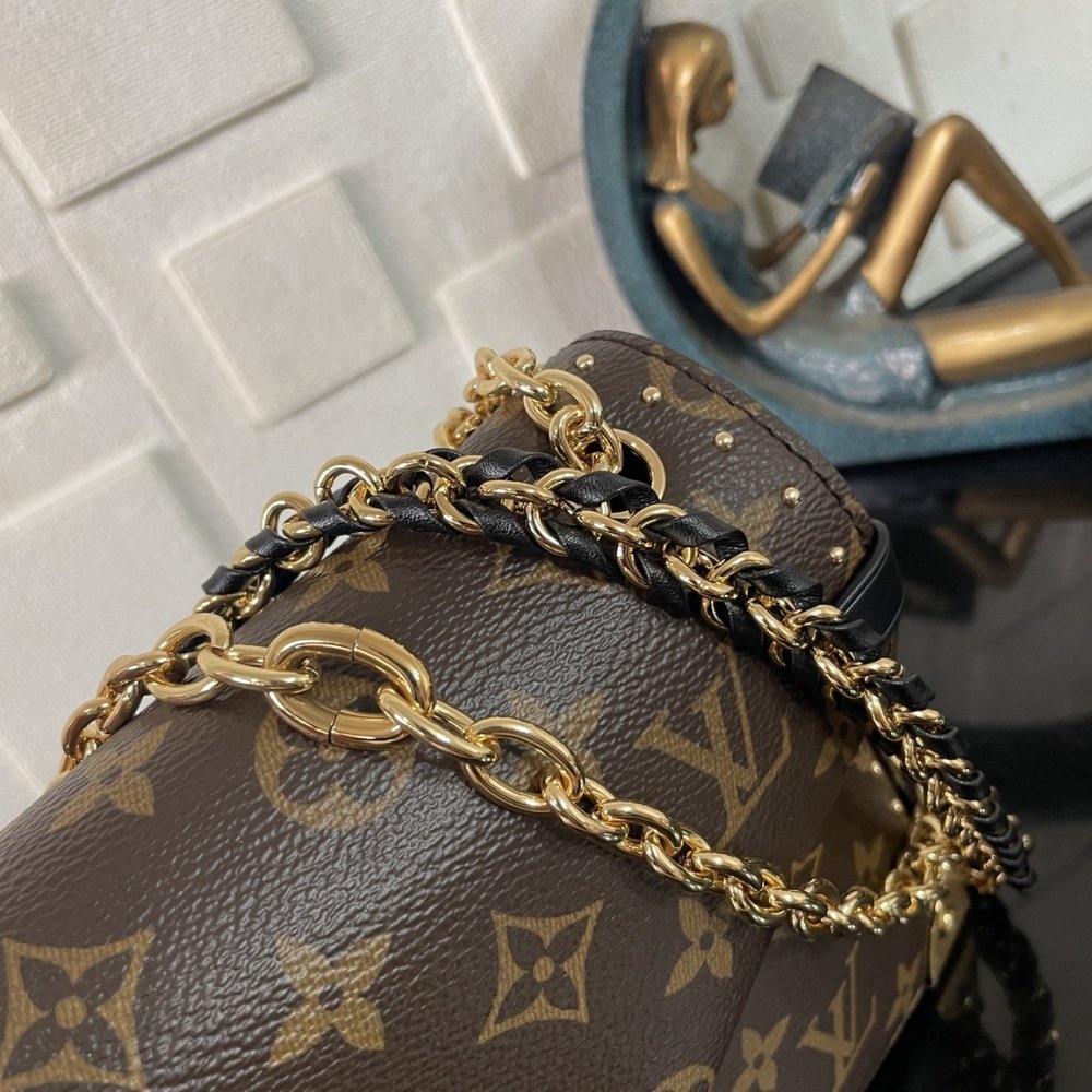 [S*per Vip 1:1] L0vis Vvtt0n Trunkie Bag Coated Canvas Brown 27Cm M14526