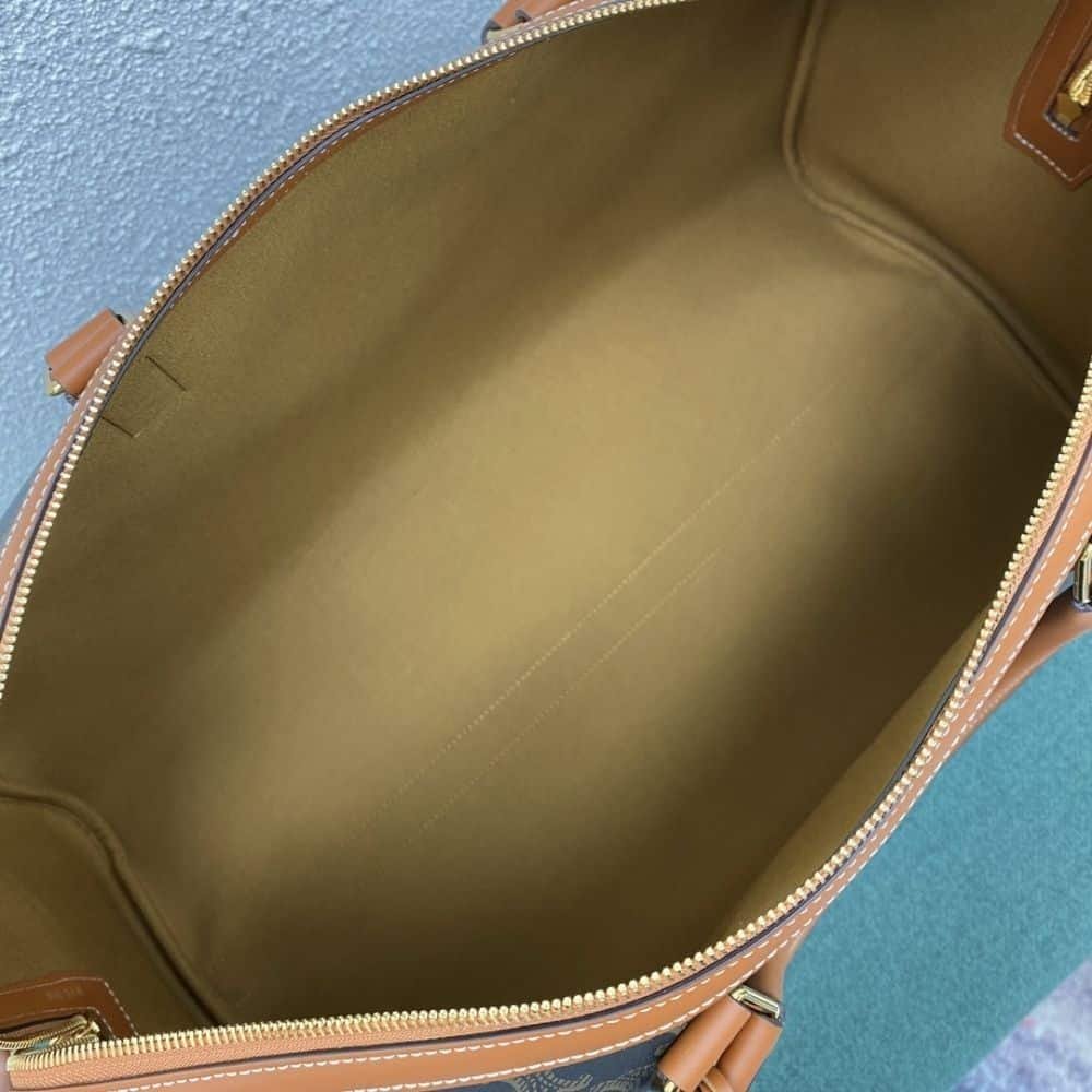 Ce1i*e Large Travel Bag In Triomphe Canvas Tan 50Cm 191472Cyx 04Lu