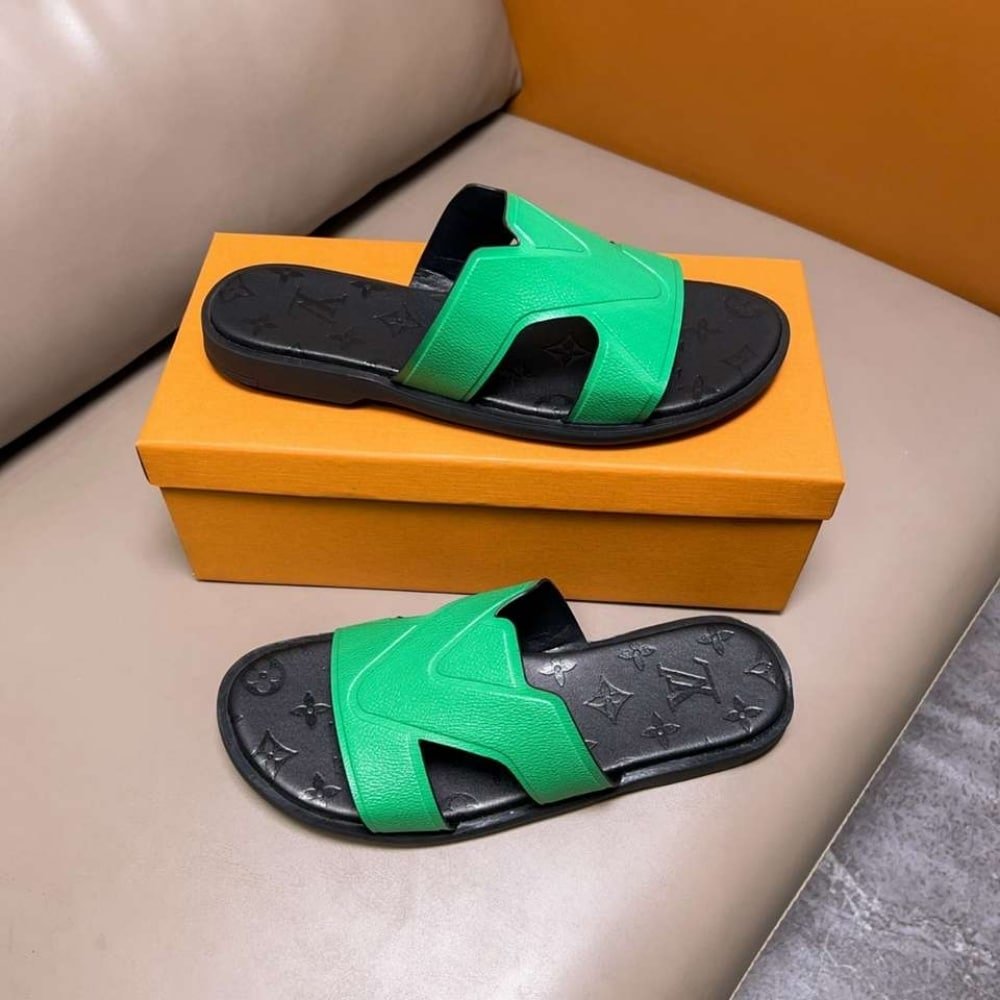 L0vis Vvtt0n Oasis Mule Monogram Green