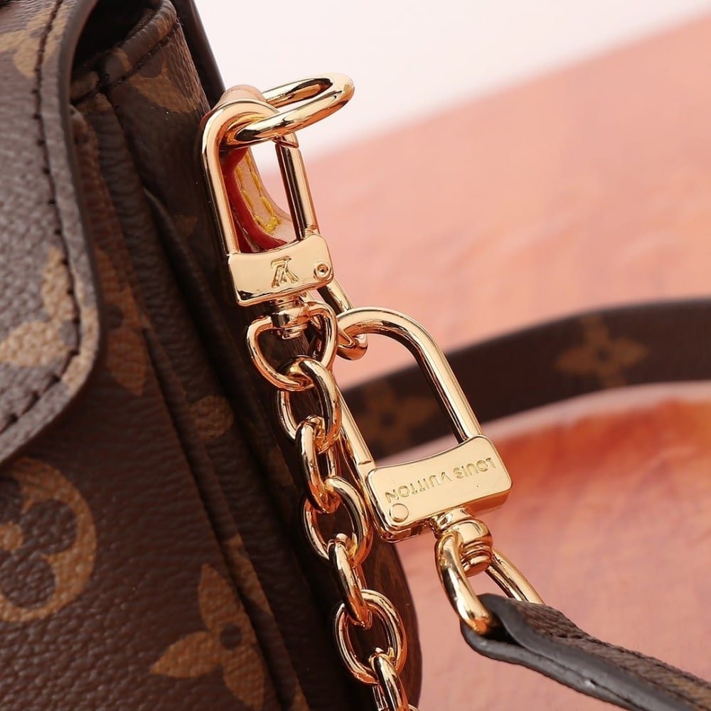L0vis Vvtt0n Pochette Métis East West Monogram Canvas Brown 21Cm M46279
