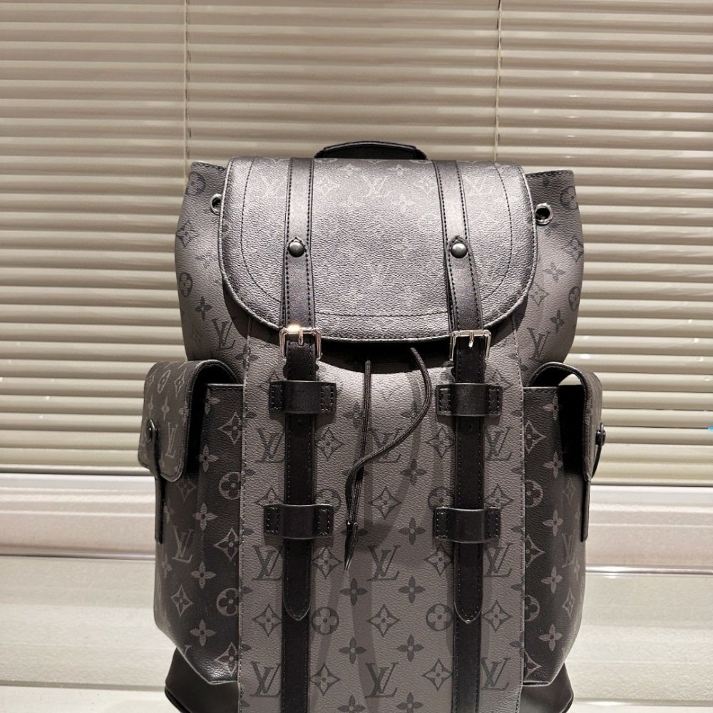 L0vis Vvtt0n Christopher MM Monogram Eclipse Black And Grey 44Cm M45419