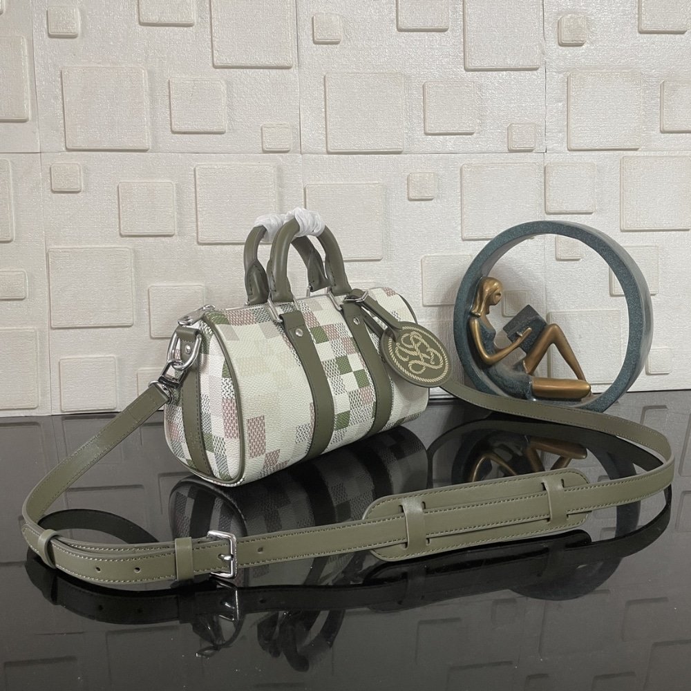 [S*per Vip 1:1] L0vis Vvtt0n Keepall Bandoulière 25 Khaki 25Cm N00105