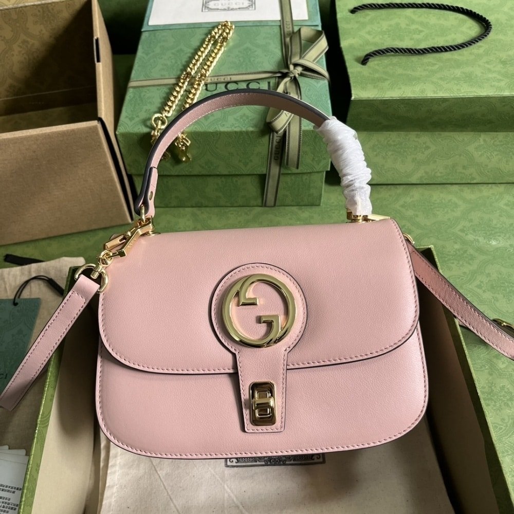 [S*per Vip 1:1] Gvc*1 Blondie Top Handle Bag Light Pink 23Cm 735101 Uxx0G 6910