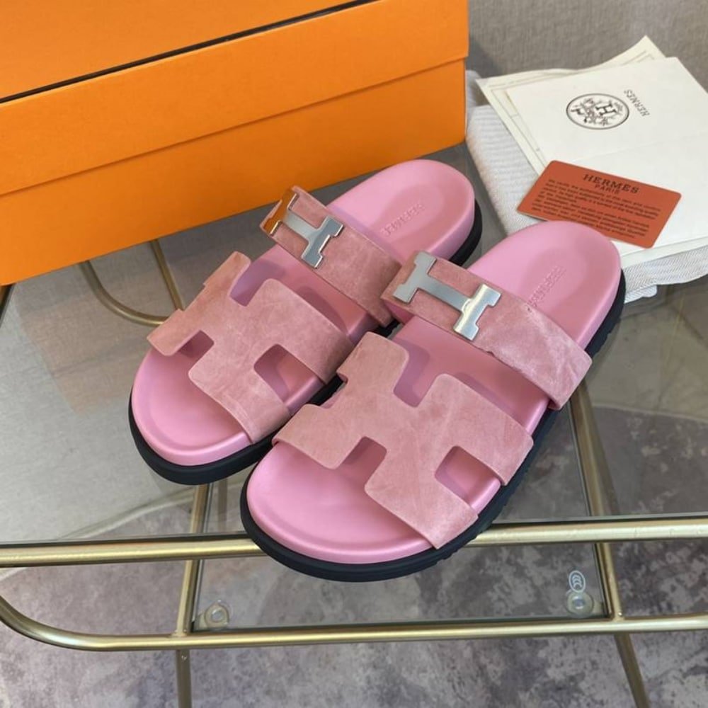 H**me5 Chypre Sandal H Logo Silver Hardware Pink