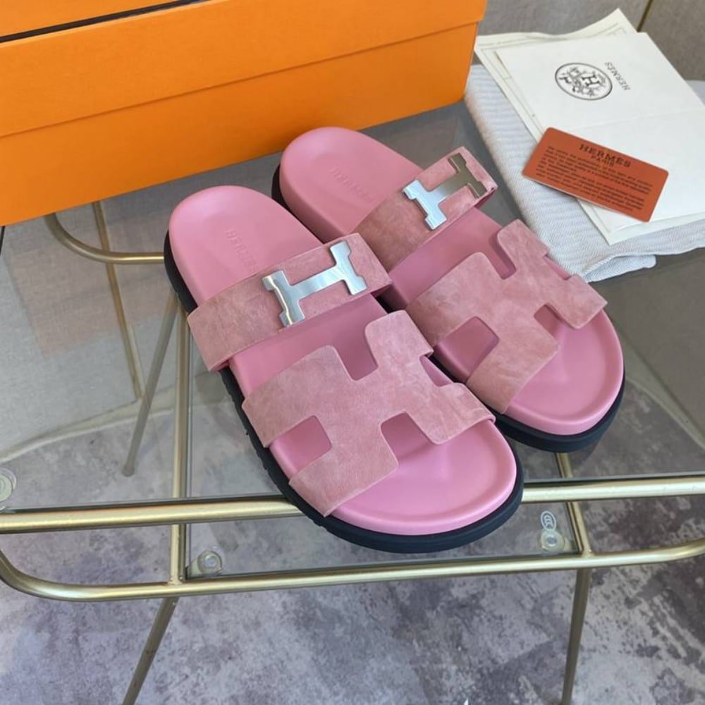 H**me5 Chypre Sandal H Logo Silver Hardware Pink