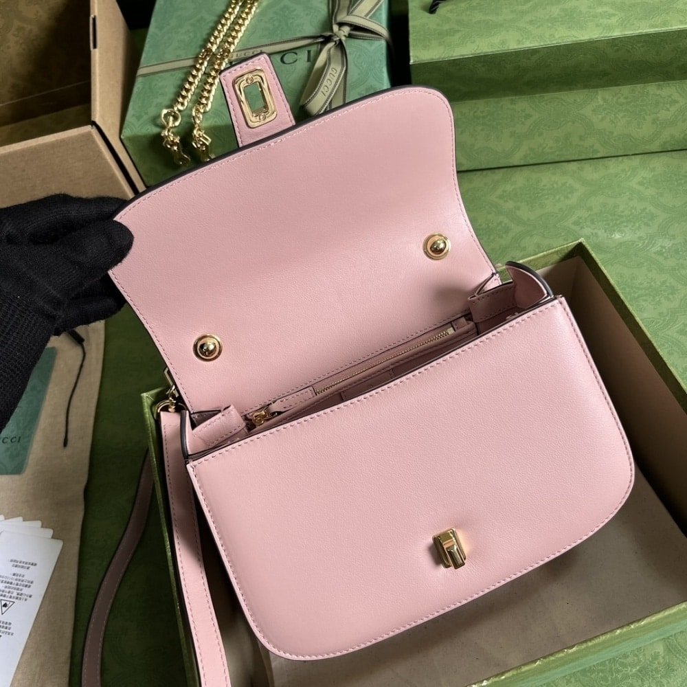[S*per Vip 1:1] Gvc*1 Blondie Top Handle Bag Light Pink 23Cm 735101 Uxx0G 6910