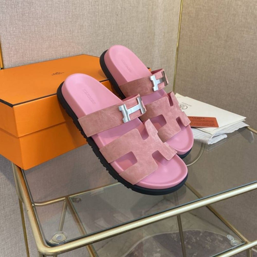 H**me5 Chypre Sandal H Logo Silver Hardware Pink