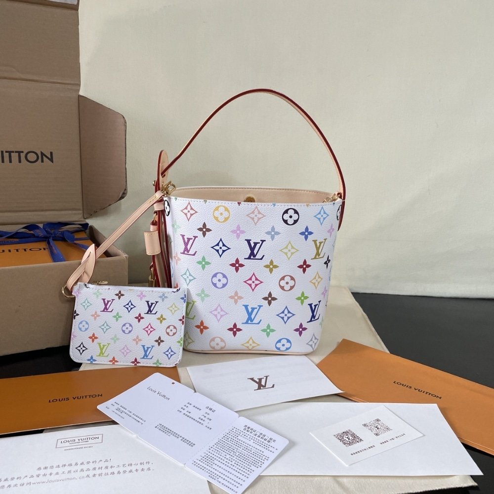 [S*per Vip 1:1] L0vis Vvtt0n X Murakami All In BB White 18Cm M13089