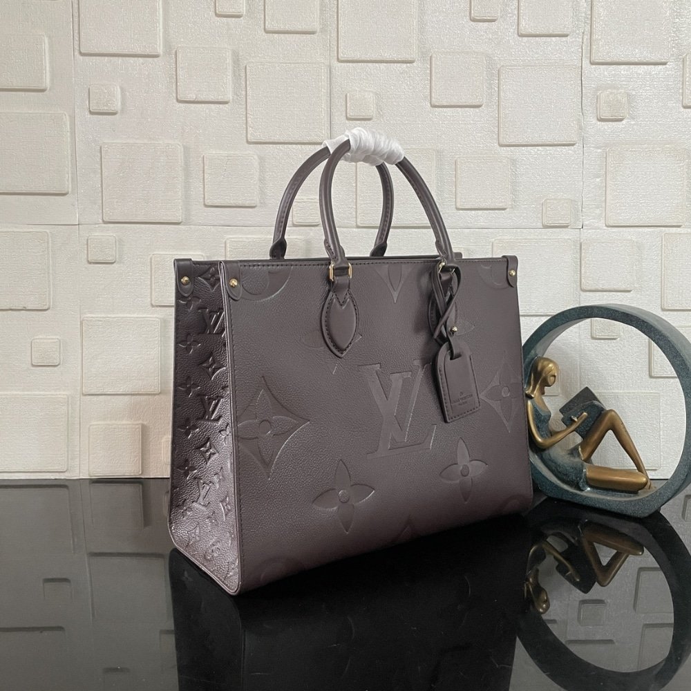 [S*per Vip 1:1] L0vis Vvtt0n Onthego MM Monogram Wine Red 35Cm M12967