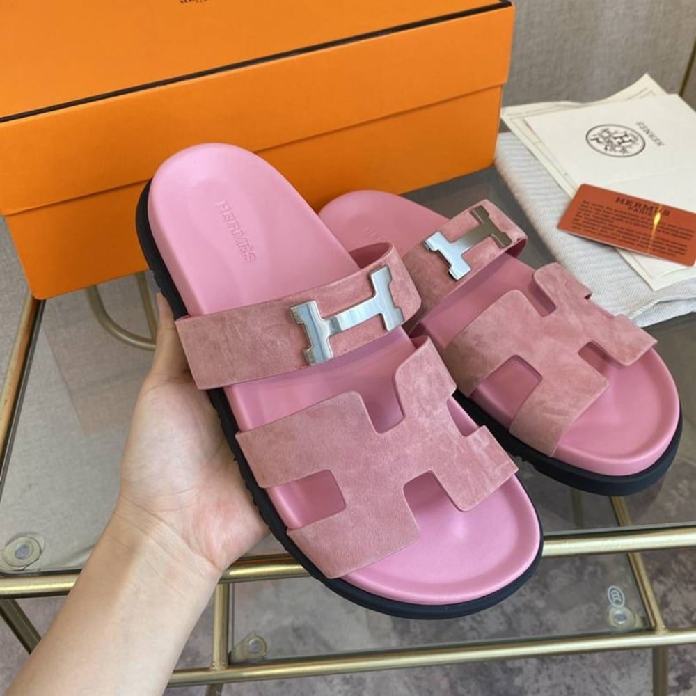 H**me5 Chypre Sandal H Logo Silver Hardware Pink