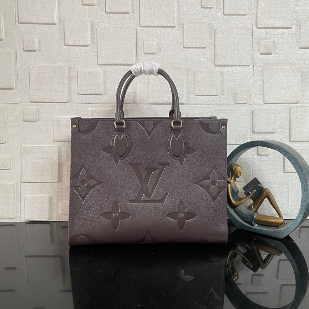 [S*per Vip 1:1] L0vis Vvtt0n Onthego MM Monogram Wine Red 35Cm M12967