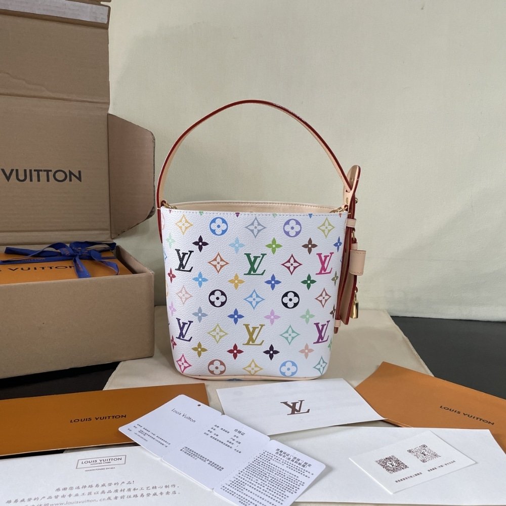 [S*per Vip 1:1] L0vis Vvtt0n X Murakami All In BB White 18Cm M13089