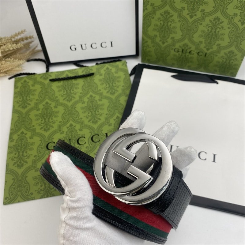 Gvc*1 Interlocking Men Belt Black 411924 H917N 1060
