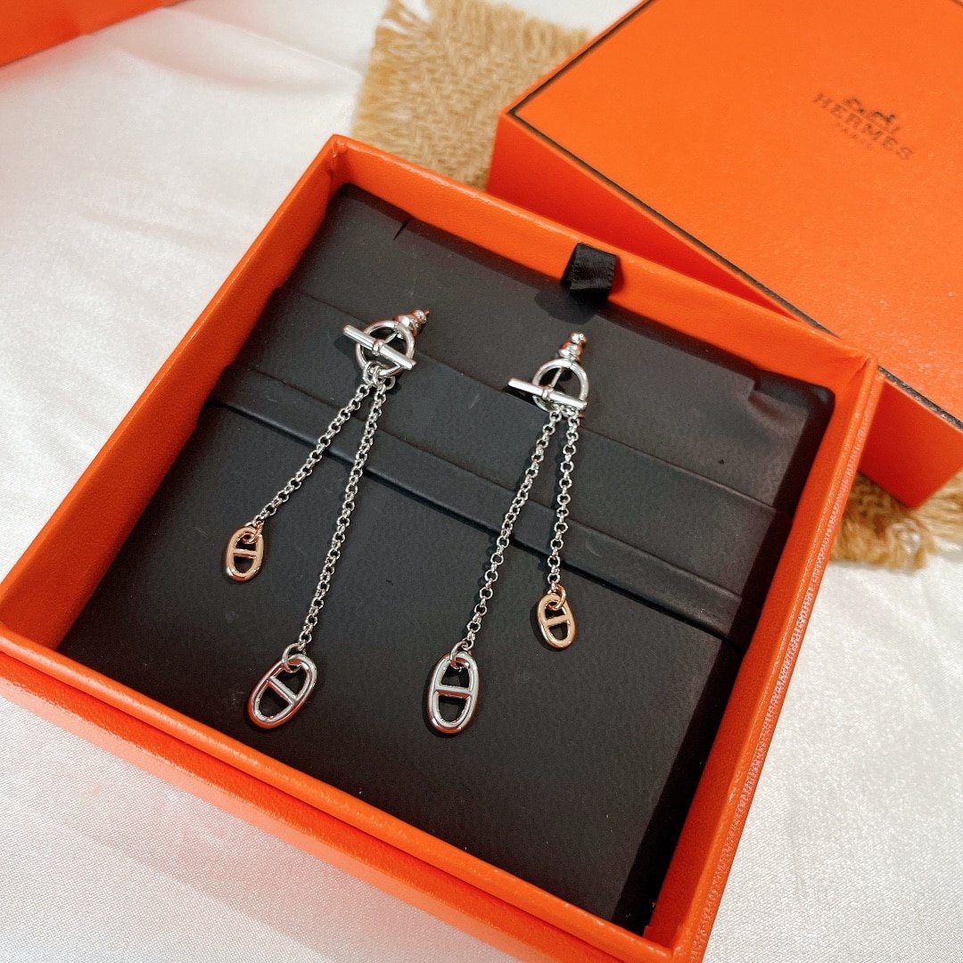 H**me5 New Farandole Earrings Silver H119540B 00