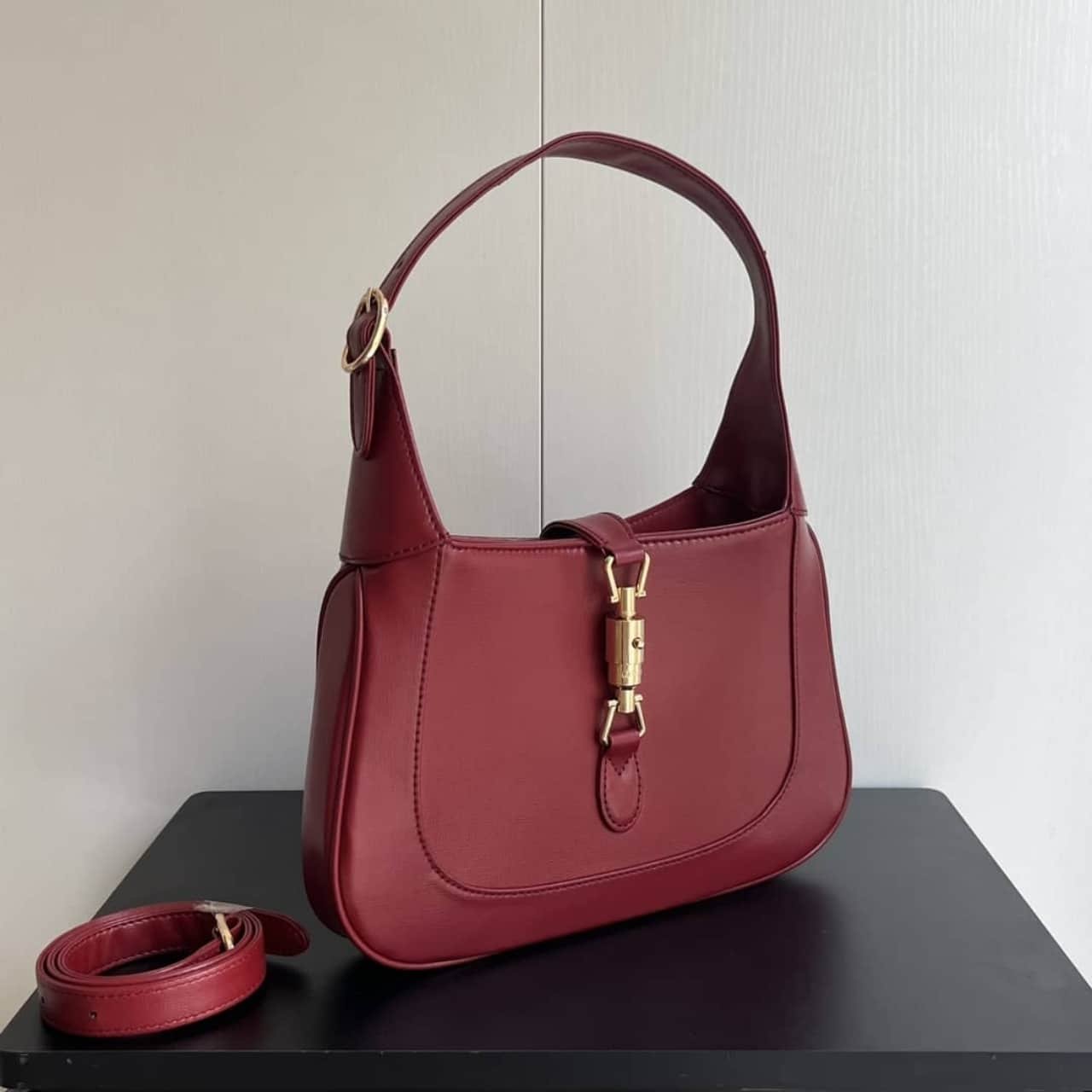Gvc*1 Jackie 1961 Medium Shoulder Bag Red Leather 27Cm 636709 10O0G 6638