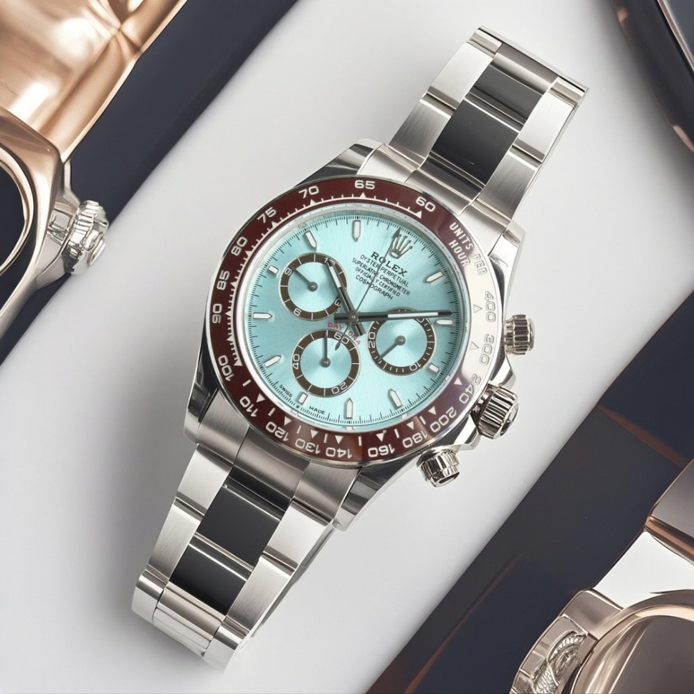 R01ex Cosmograph Daytona Silver Blue 40MM 126506 0002