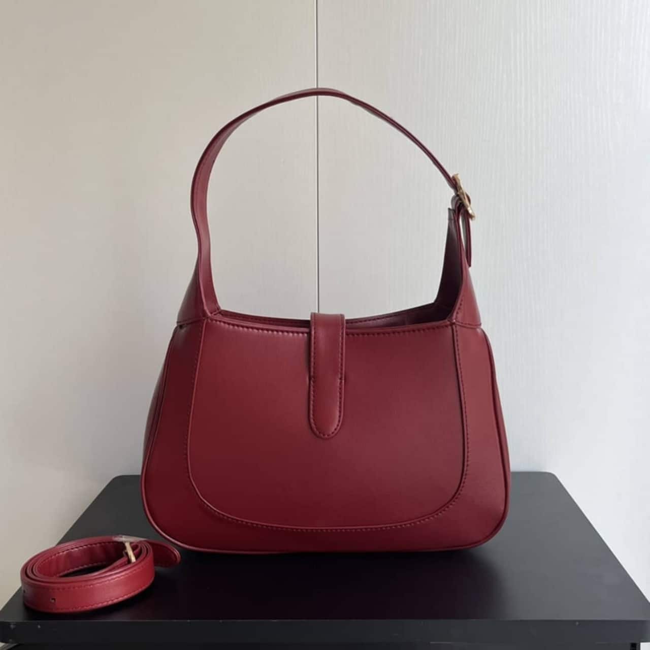 Gvc*1 Jackie 1961 Medium Shoulder Bag Red Leather 27Cm 636709 10O0G 6638
