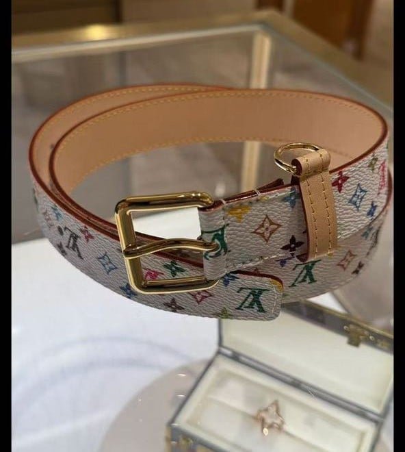 L0vis Vvtt0n X Takashi Murakami D Ring 30Mm Belt M8981U