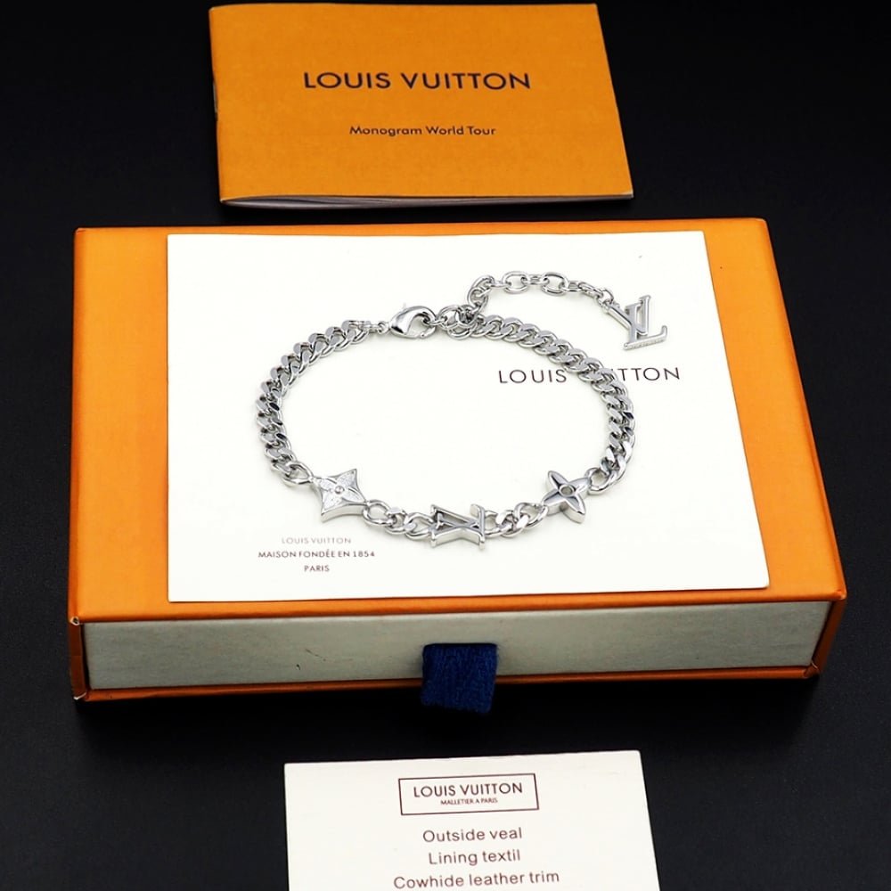 L0vis Vvtt0n Monogram Row Bracelet M1407A
