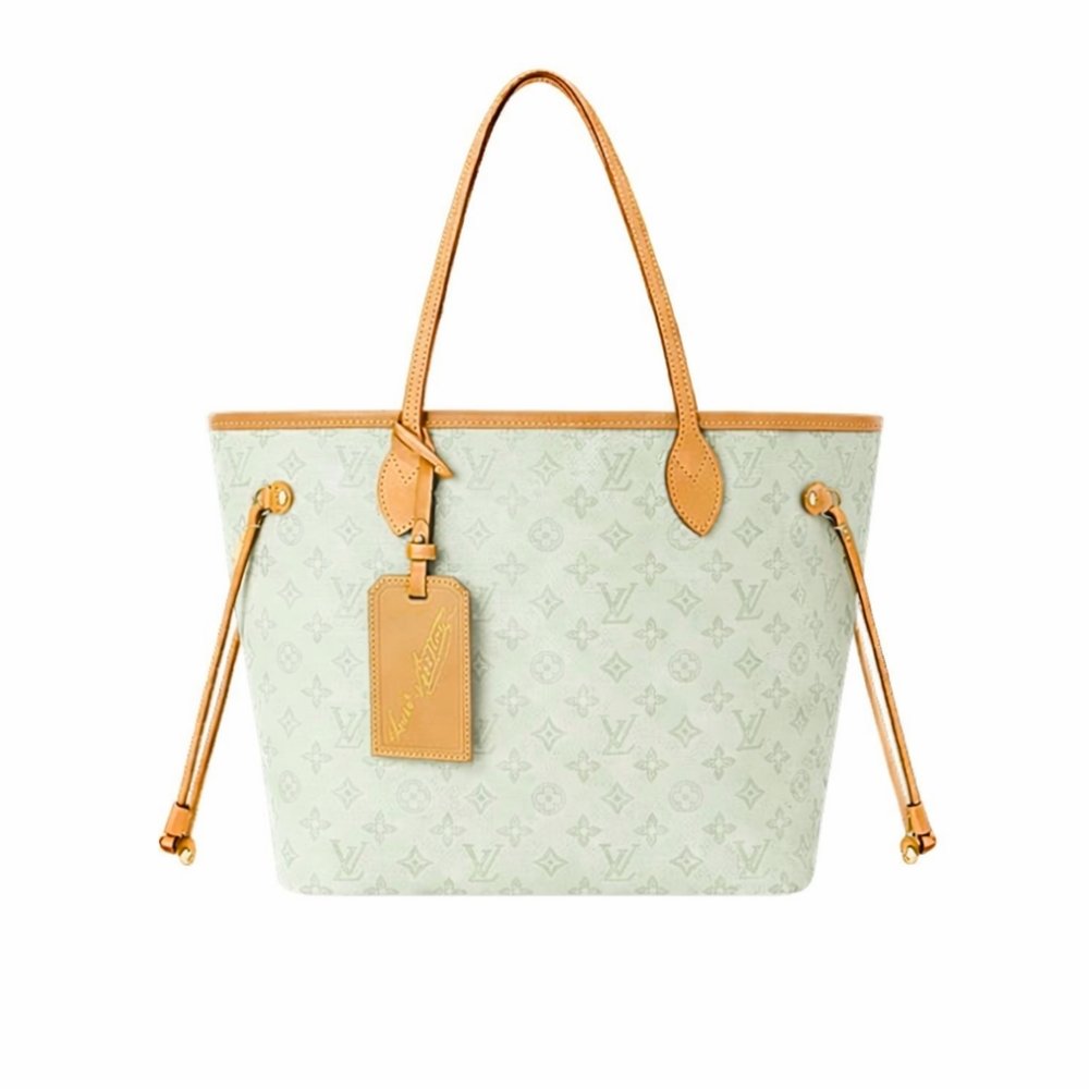 L0vis Vvtt0n Neverfull MM Monogram Origine Green 31Cm