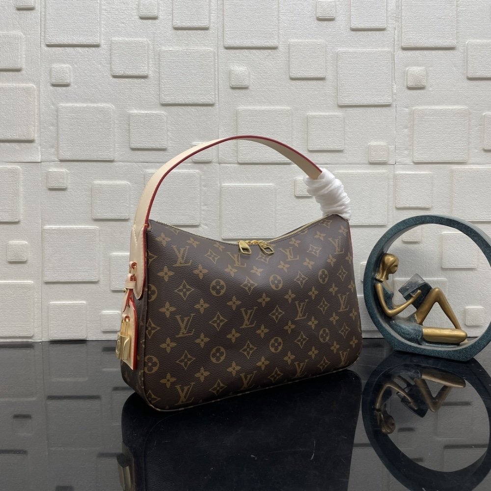 [S*per Vip 1:1] L0vis Vvtt0n Slouchy PM Bag Brown 33Cm M11952
