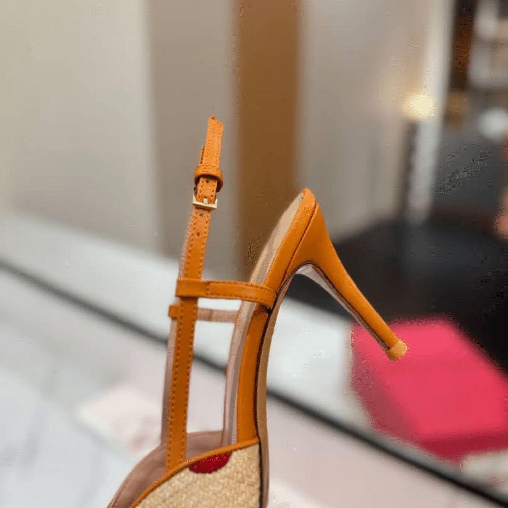 Va1e*ntin0 Vlogo Signature Slingback Pumps In Cherryfic Pattern Natural And Red 6W0S0R01Nnx 32H