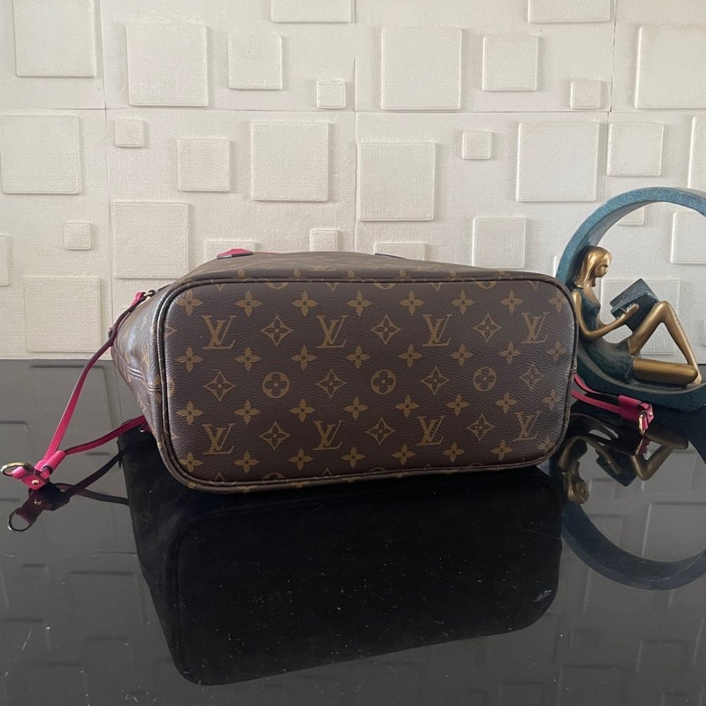 [S*per Vip 1:1] L0vis Vvtt0n Neverfull Bandoulière Inside Out MM Bag Pink 31Cm M12707