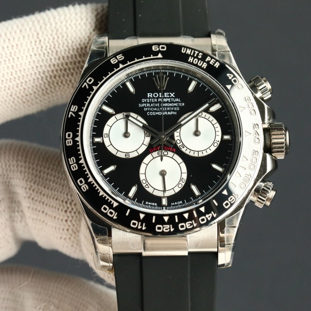 R01ex Cosmograph Daytona Silver Black 126519Ln 40Mm