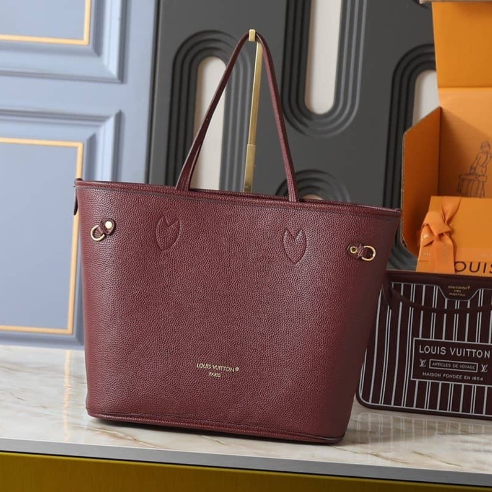 L0vis Vvtt0n Neverfull Inside Out MM Monogram Wine 31Cm M25663
