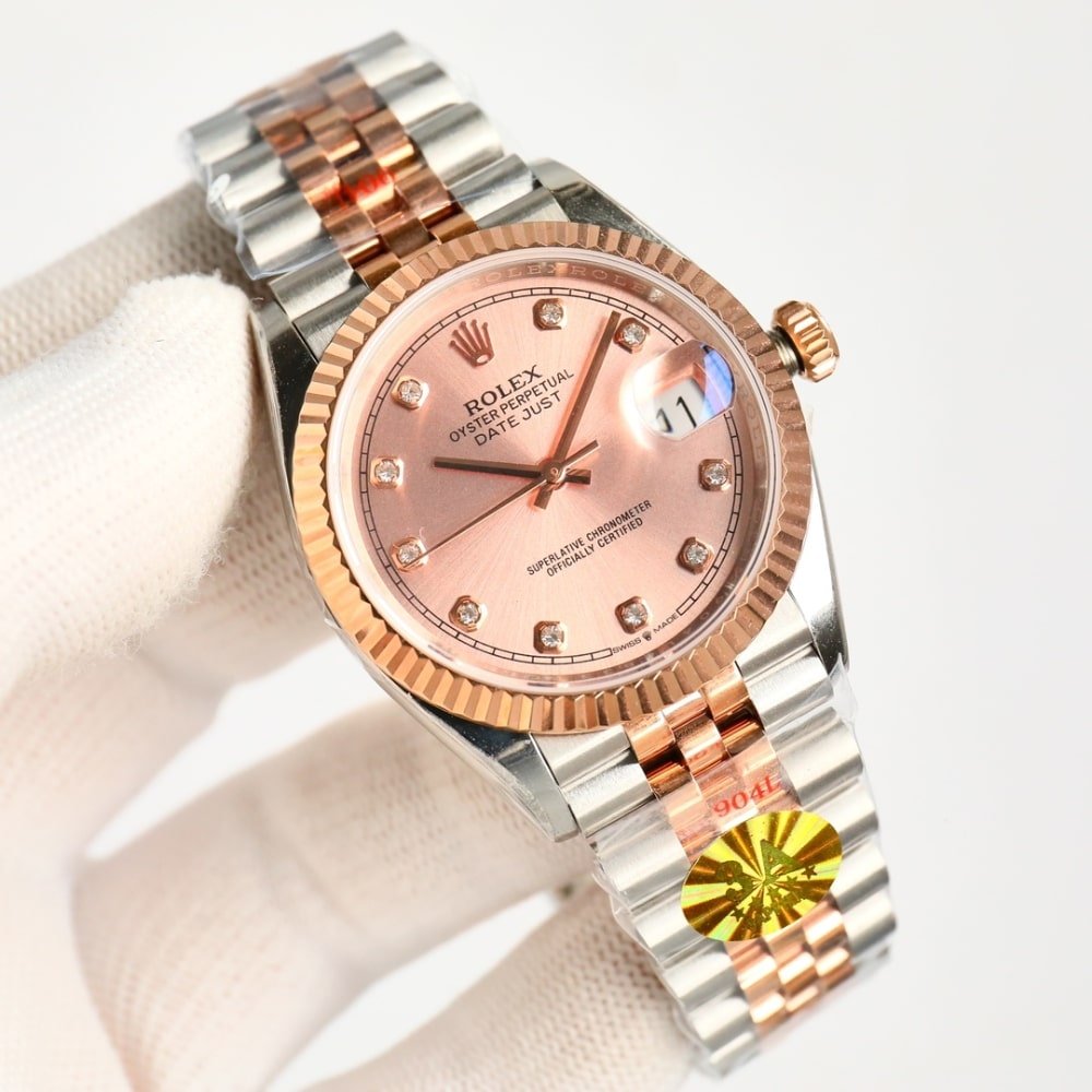 R01ex Datejust Stainless Steel And Everose Gold 36Mm