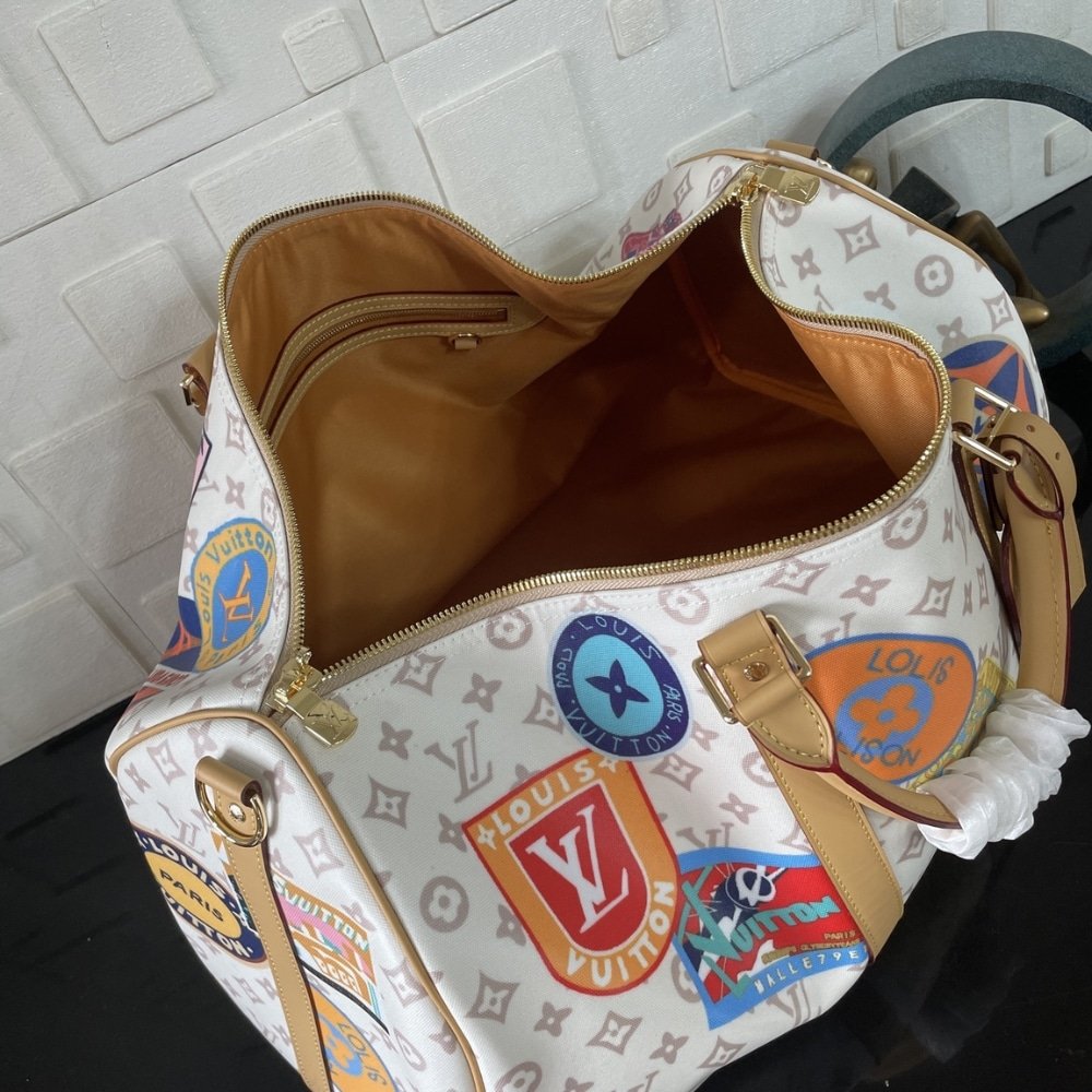 [S*per Vip 1:1] L0vis Vvtt0n Keepall Bandoulière 45 Bag Monogram Dune Coated Canvas 45Cm M14736
