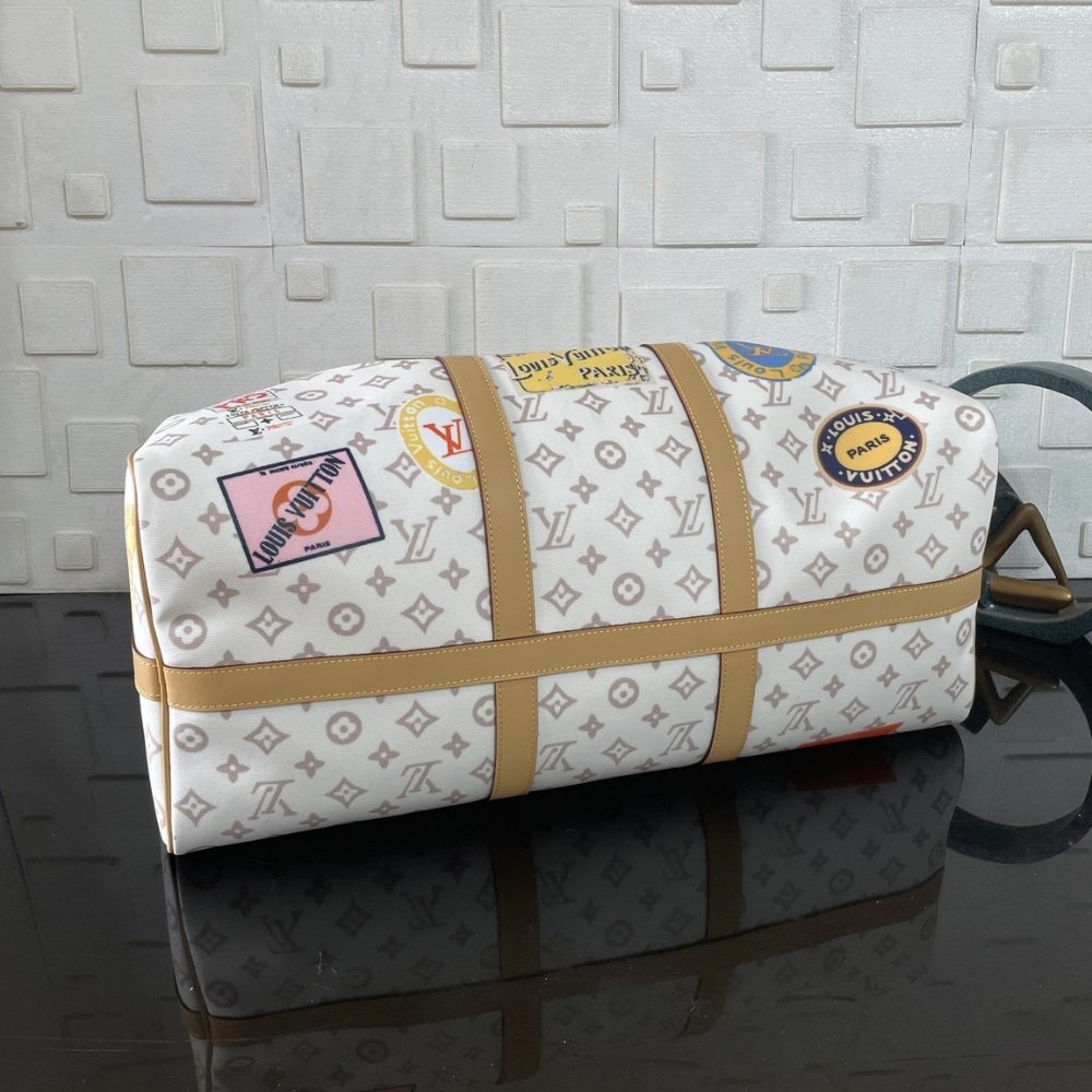 [S*per Vip 1:1] L0vis Vvtt0n Keepall Bandoulière 45 Bag Monogram Dune Coated Canvas 45Cm M14736