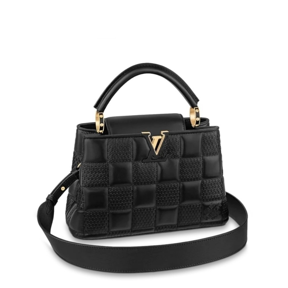 L0vis Vvtt0n Capucines BB Bag Damier Black 27Cm M59225
