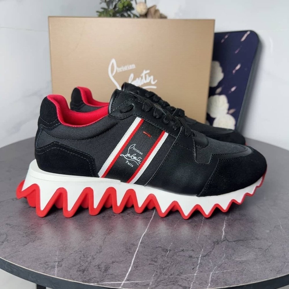 Chr1st1an Louboutin Nastroshark Sneaker Black